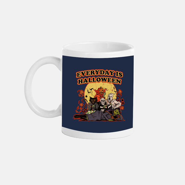 Everyday Is Halloween-None-Mug-Drinkware-Green Devil