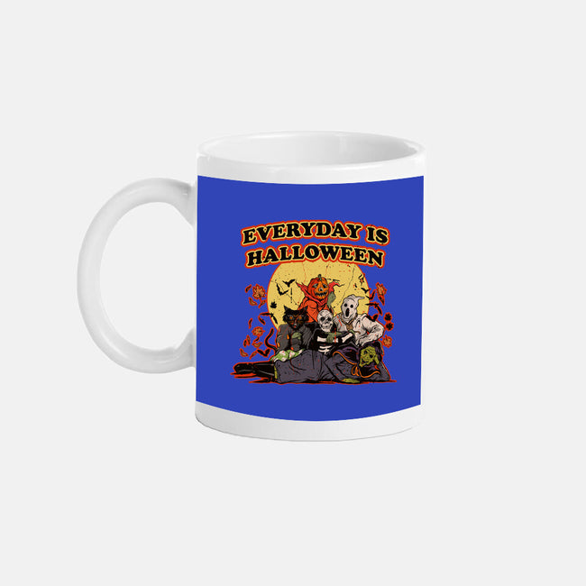 Everyday Is Halloween-None-Mug-Drinkware-Green Devil