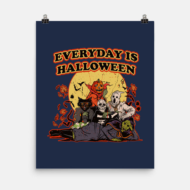 Everyday Is Halloween-None-Matte-Poster-Green Devil