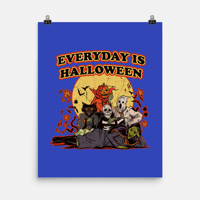Everyday Is Halloween-None-Matte-Poster-Green Devil