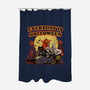 Everyday Is Halloween-None-Polyester-Shower Curtain-Green Devil