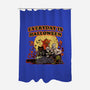 Everyday Is Halloween-None-Polyester-Shower Curtain-Green Devil