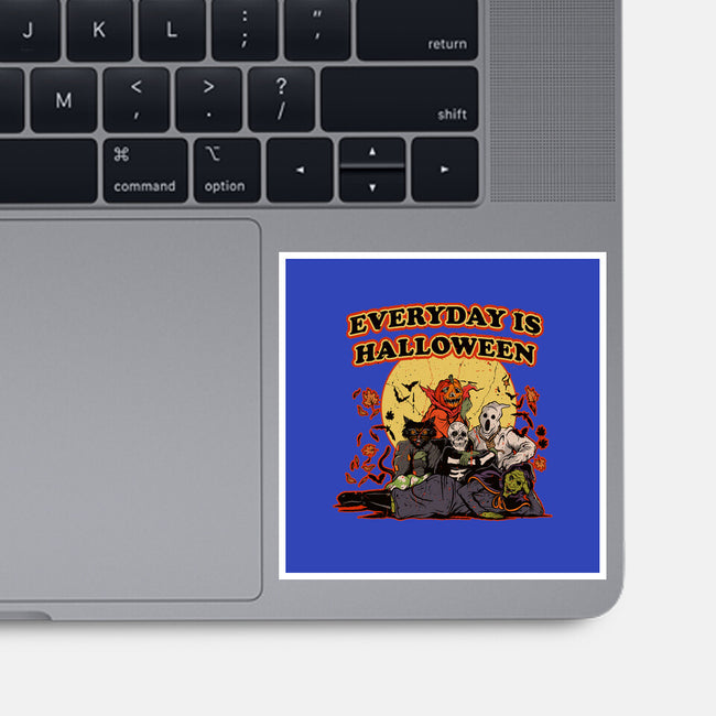 Everyday Is Halloween-None-Glossy-Sticker-Green Devil