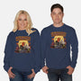Everyday Is Halloween-Unisex-Crew Neck-Sweatshirt-Green Devil