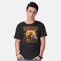 Everyday Is Halloween-Mens-Basic-Tee-Green Devil