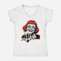 Aunt Gladys-Womens-V-Neck-Tee-palmstreet