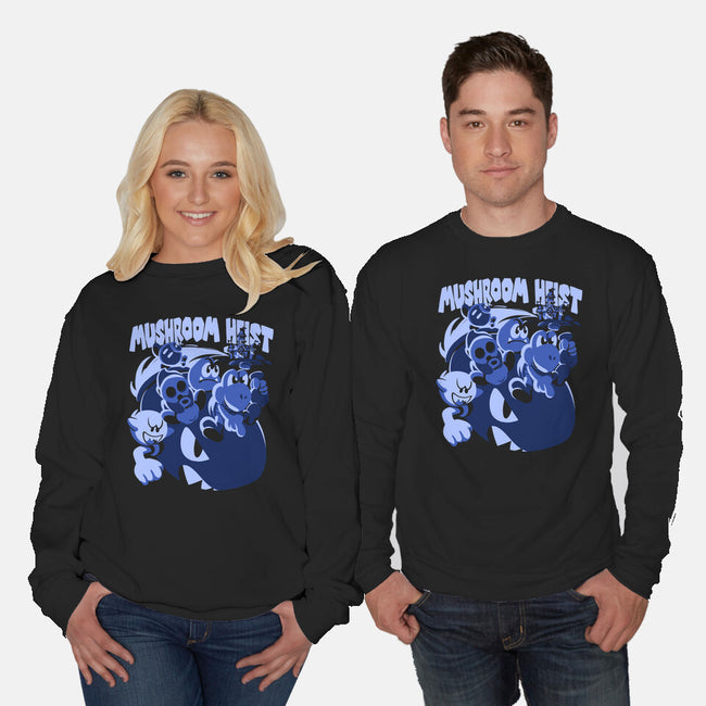 Muhsroom Heist-Unisex-Crew Neck-Sweatshirt-estudiofitas