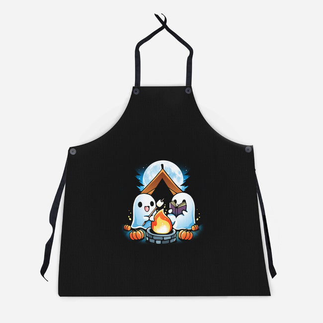 Halloween Scout-Unisex-Kitchen-Apron-Vallina84