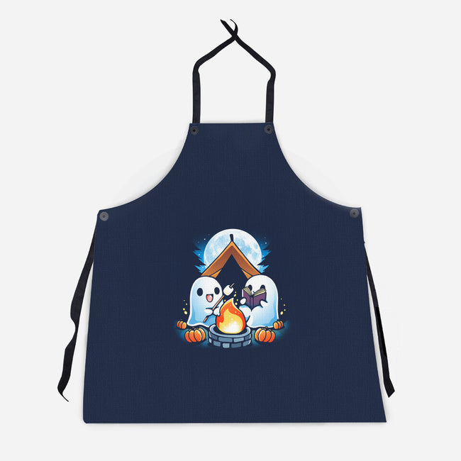 Halloween Scout-Unisex-Kitchen-Apron-Vallina84