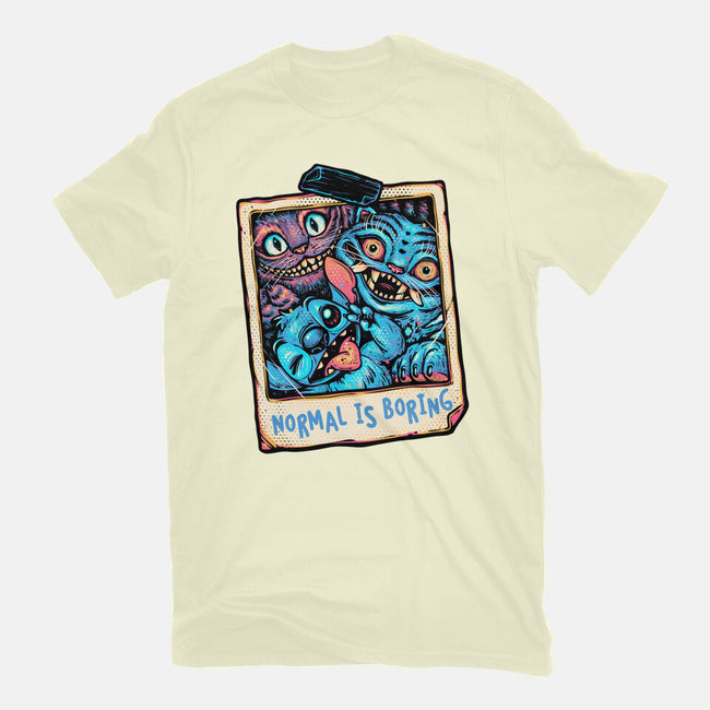 Normal Is Super Boring-Mens-Premium-Tee-glitchygorilla