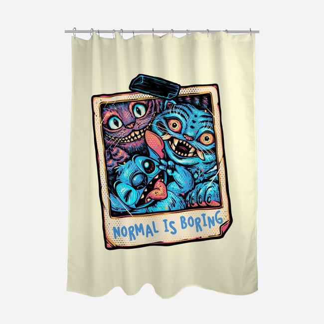 Normal Is Super Boring-None-Polyester-Shower Curtain-glitchygorilla