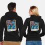 Normal Is Super Boring-Unisex-Zip-Up-Sweatshirt-glitchygorilla