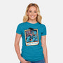 Normal Is Super Boring-Womens-Fitted-Tee-glitchygorilla