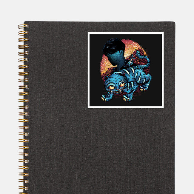Derpy Companion-None-Glossy-Sticker-glitchygorilla