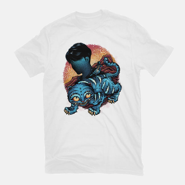 Derpy Companion-Womens-Fitted-Tee-glitchygorilla