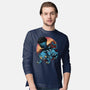 Derpy Companion-Mens-Long Sleeved-Tee-glitchygorilla