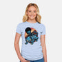 Derpy Companion-Womens-Fitted-Tee-glitchygorilla