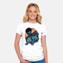 Derpy Companion-Womens-Fitted-Tee-glitchygorilla