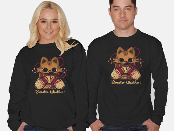 Cute Sweater Weather Cat