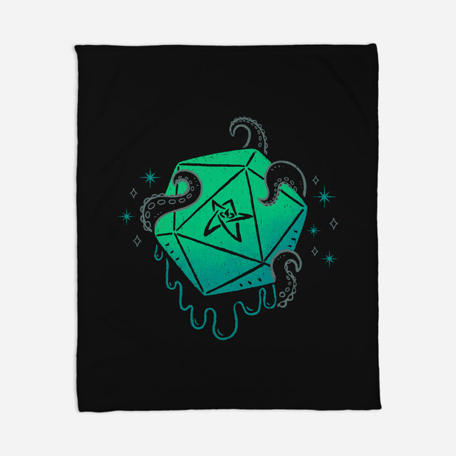 Cthulhu Dice-None-Fleece-Blanket-xMorfina