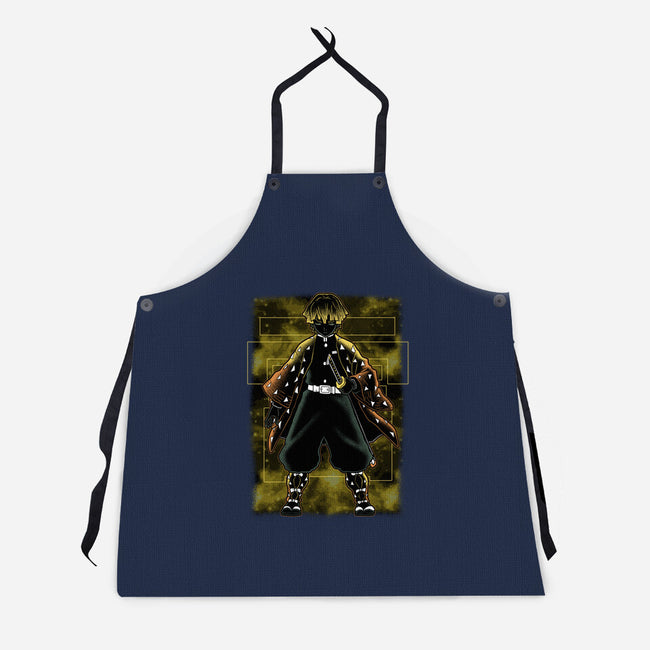 Thunder Breathing Shadow Nebula-Unisex-Kitchen-Apron-Astrobot Invention