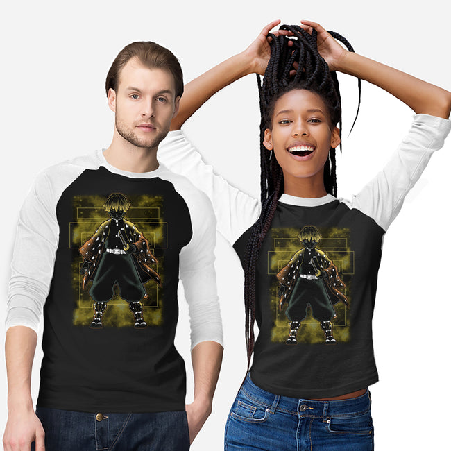 Thunder Breathing Shadow Nebula-Unisex-Baseball-Tee-Astrobot Invention