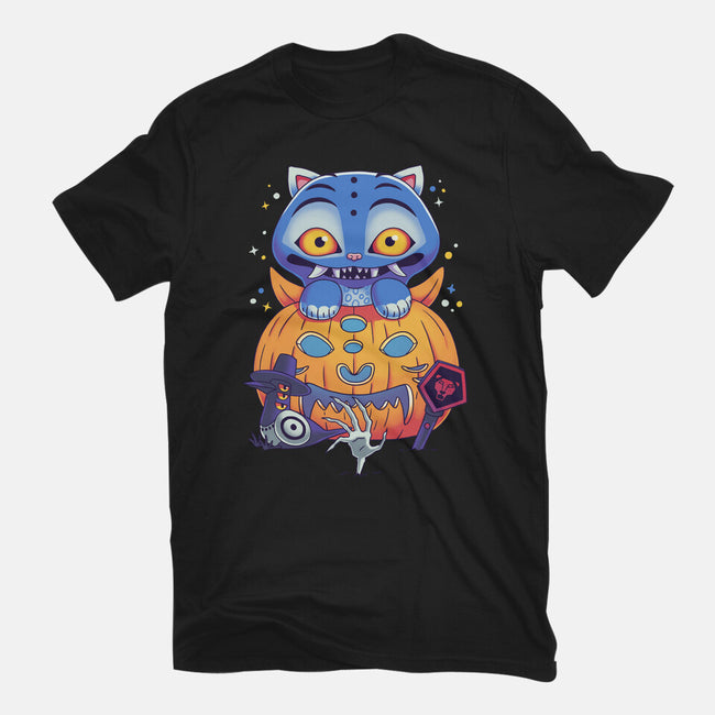 Derpy Halloween-Womens-Fitted-Tee-Geekydog