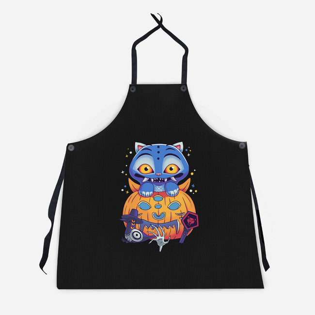 Derpy Halloween-Unisex-Kitchen-Apron-Geekydog