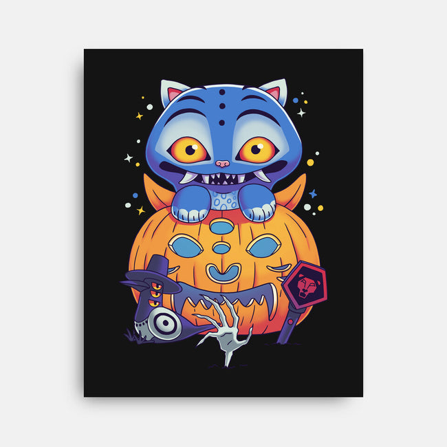 Derpy Halloween-None-Stretched-Canvas-Geekydog