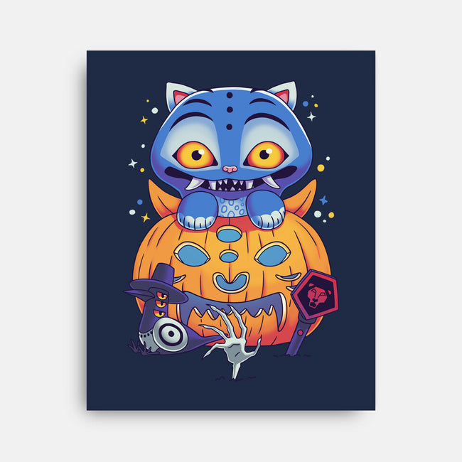 Derpy Halloween-None-Stretched-Canvas-Geekydog