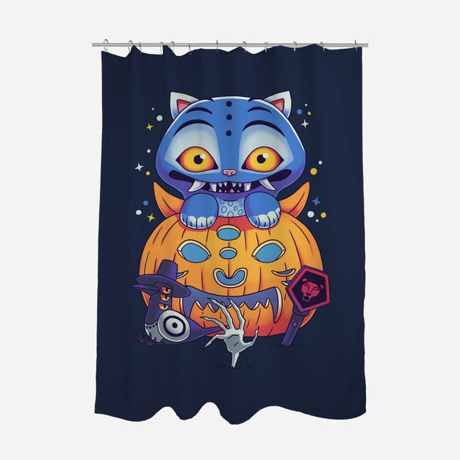 Derpy Halloween-None-Polyester-Shower Curtain-Geekydog