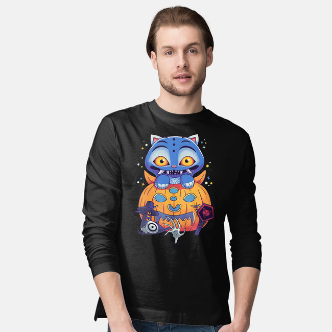 Derpy Halloween-Mens-Long Sleeved-Tee-Geekydog