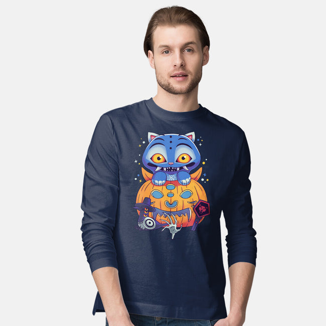Derpy Halloween-Mens-Long Sleeved-Tee-Geekydog
