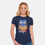 Derpy Halloween-Womens-Fitted-Tee-Geekydog