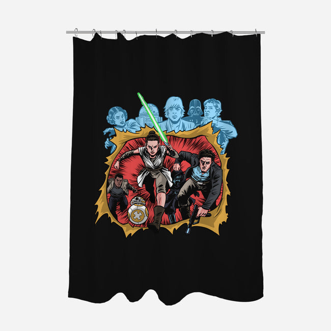 Second Genesis-None-Polyester-Shower Curtain-zascanauta