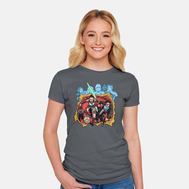 Second Genesis-Womens-Fitted-Tee-zascanauta