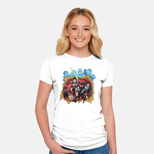 Second Genesis-Womens-Fitted-Tee-zascanauta