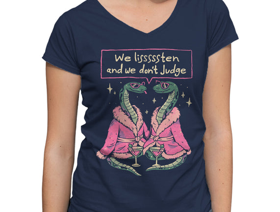 We Listen And We Don't Judge