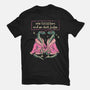 We Listen And We Don't Judge-Womens-Basic-Tee-eduely