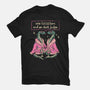 We Listen And We Don't Judge-Womens-Fitted-Tee-eduely