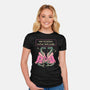 We Listen And We Don't Judge-Womens-Fitted-Tee-eduely