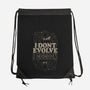 I Don't Evolve I Cocoon-None-Drawstring-Bag-eduely