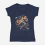Moonlight Witch-Womens-V-Neck-Tee-Arigatees
