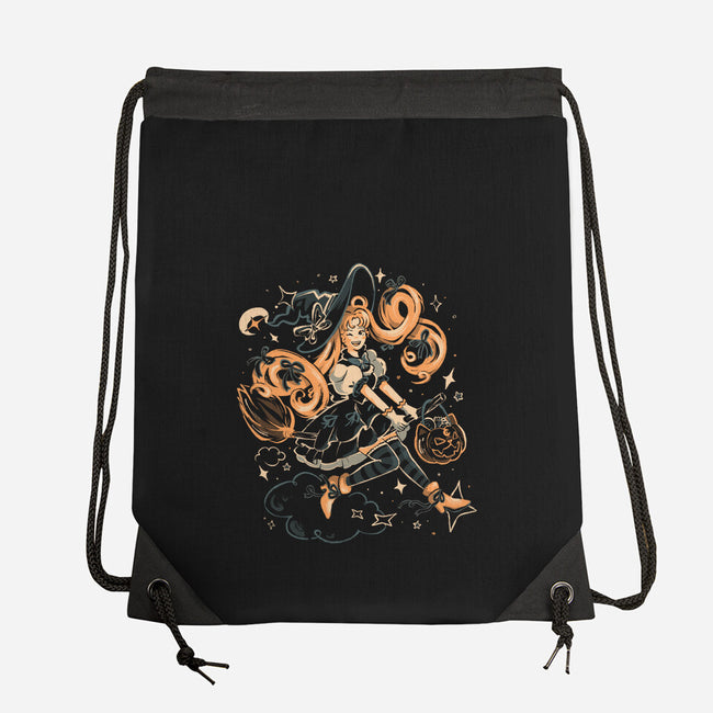 Moonlight Witch-None-Drawstring-Bag-Arigatees