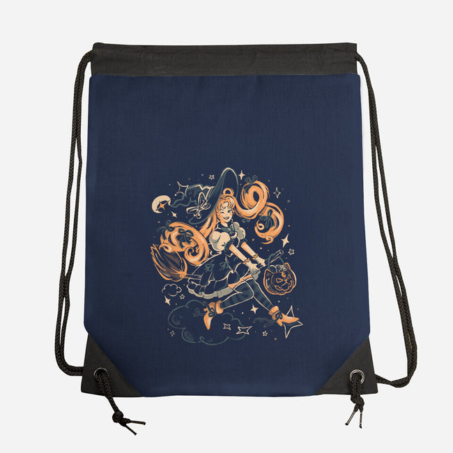 Moonlight Witch-None-Drawstring-Bag-Arigatees