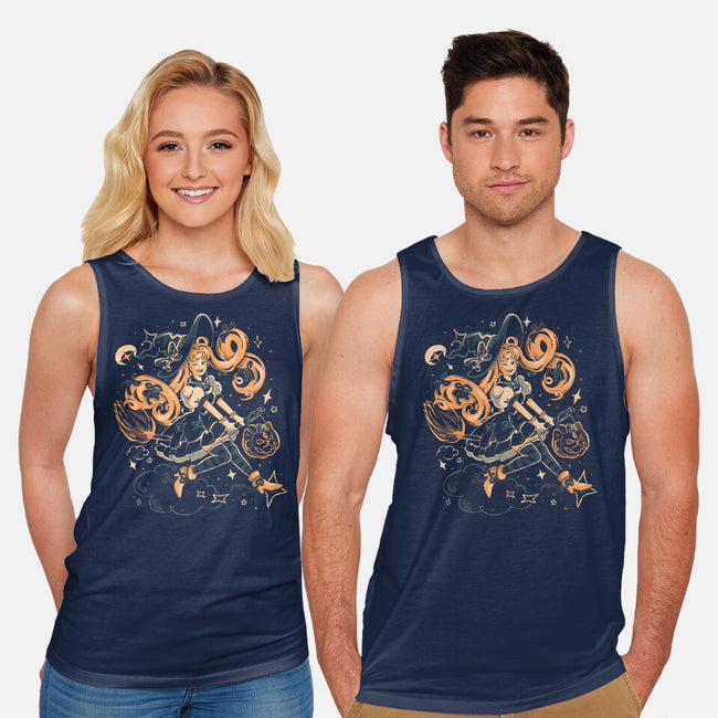 Moonlight Witch-Unisex-Basic-Tank-Arigatees