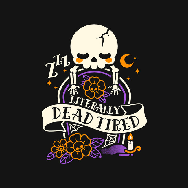 Literally Dead Tired-Youth-Crew Neck-Sweatshirt-NemiMakeit