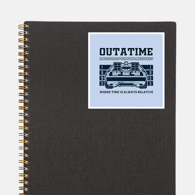 Outatime Institute-None-Glossy-Sticker-NMdesign