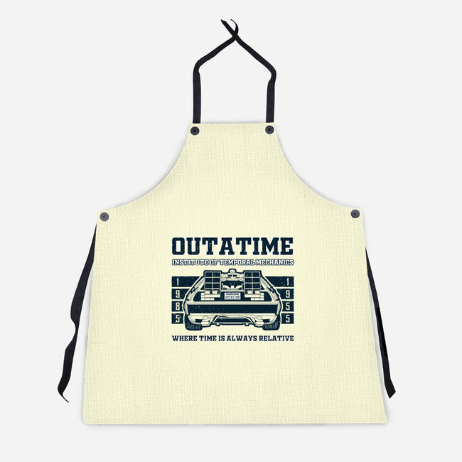 Outatime Institute-Unisex-Kitchen-Apron-NMdesign
