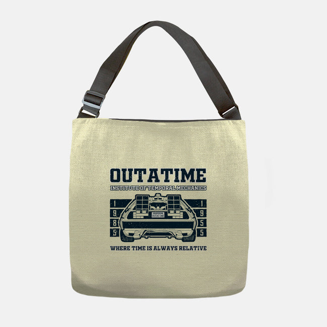Outatime Institute-None-Adjustable Tote-Bag-NMdesign